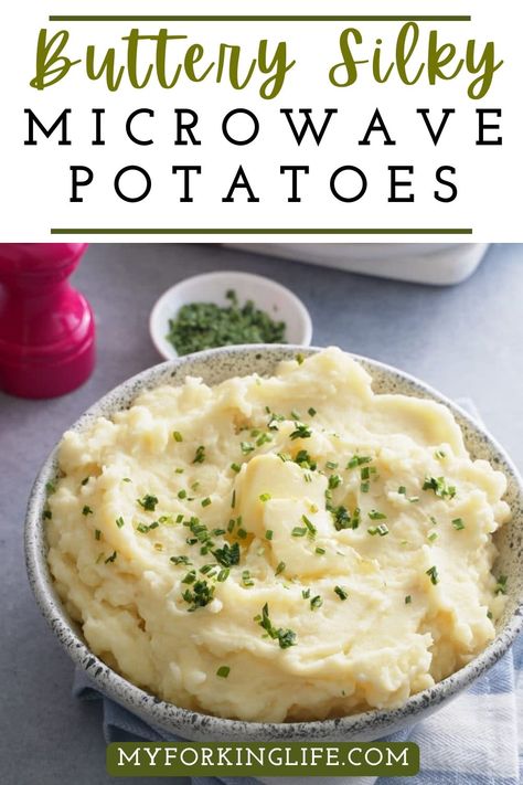 Whip up quick and creamy Microwave Mashed Potatoes with this easy recipe. In just minutes, you can enjoy perfectly mashed potatoes that are smooth, flavorful, and require minimal effort. Mashed Potatoes Microwave, Mashed Potatoes Recipe With Milk, Mashed Potatoes With Milk, Microwave Mashed Potatoes, Quick Mashed Potatoes, Microwave Potatoes, Smooth Mashed Potatoes, Potatoes On The Stove, Mashed Potatoes Recipe Easy