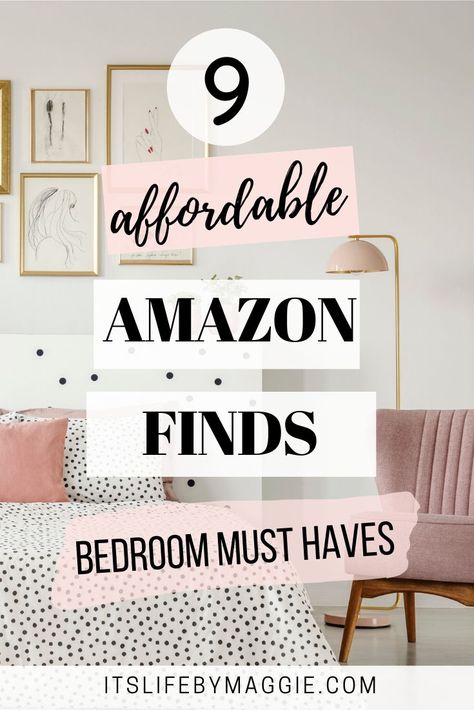 Best Room Decor On Amazon, Amazon Guest Bedroom, Essential Bedroom Items, Amazon Must Haves For Bedroom Decor, Amazon Bedroom Inspirations, Minimalist Bedroom Amazon Finds, Bedroom Decor Amazon Finds, Bedroom Decor Items From Amazon, Amazon Furniture Finds Bedroom