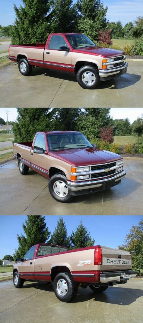 1996 Chevrolet C1500 Silverado 4×4 Z71 [only 91 miles] 1996 Chevy Silverado, Silverado 4x4, Chevrolet Silverado 1500, Chevy Silverado, Silverado 1500, Chevy Trucks, Chevrolet Silverado, Chevy, Transportation