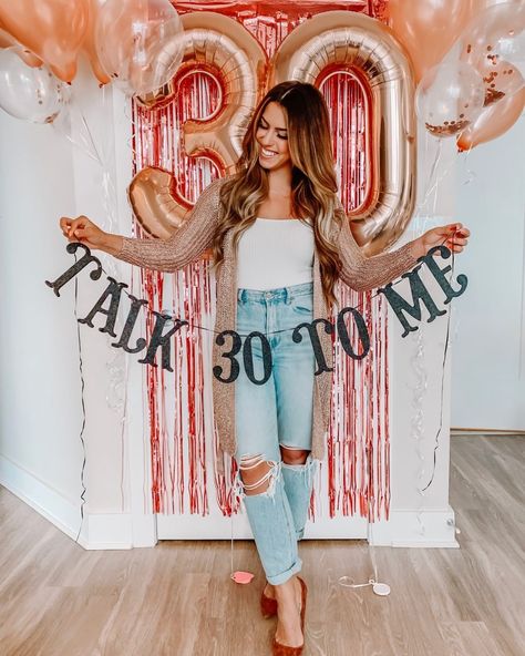 30th Birthday Party Themes, 30th Birthday Ideas For Women, 30th Birthday Themes, Thirty Flirty And Thriving, 30th Bday Party, 30th Birthday Bash, 30th Birthday Decorations, 30th Party, Thirty Birthday