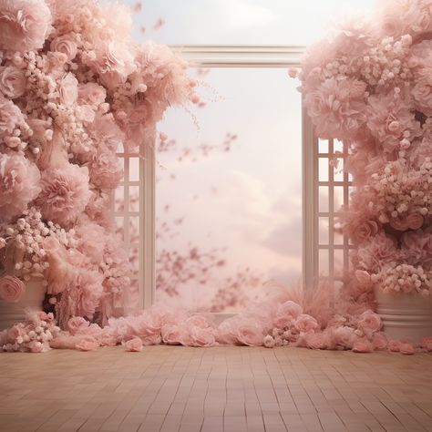 Creative Dreams Backdrops Pink Backdrop Ideas, Studio Background Ideas, Studio Photography Backdrop, Baby Photography Backdrop, Chinese Style Design, Studio Backdrops Backgrounds, Home Studio Photography, Gold Wallpaper Background, Foto Wedding