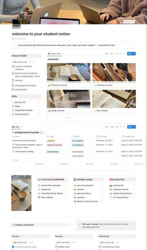 #Organisation #Gift_For_Notion #Notion_School_Notes #Notion_School_Templates Notion School Notes, Notion School Templates, Notion University Template, Notion Template Ideas For Students, Notion School, Student Notion Template, Study Planner Free, University Planner, Notion Tips