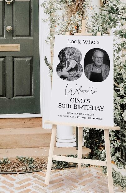 Mans 80th Birthday Party Ideas, 80th Birthday Party Theme For Men, 80thbirthday Party Ideas, 80th Birthday Party Guest Book Ideas, Men’s 80th Birthday Party, 8oth Birthday Party Ideas, Grandma Birthday Decor, 81 Birthday Party Ideas, 80 Th Bday Party Ideas