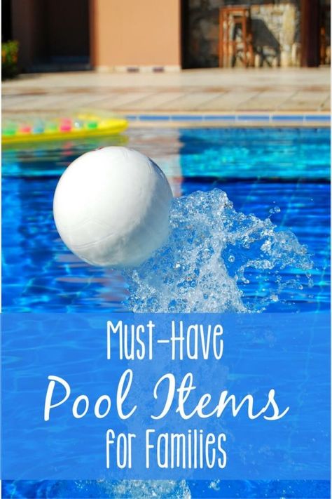 Don't Miss these Must-have Pool Items this Summer! • Delightful Life Poolside Must Haves, Decorating Pool Area, Florida Pool Patio Ideas, Pool Patio Decorating Ideas, Pool Area Decorating Ideas, Best Pool Toys, Pool Items, Outdoor Pool Decor, Swimming Pool Decorations