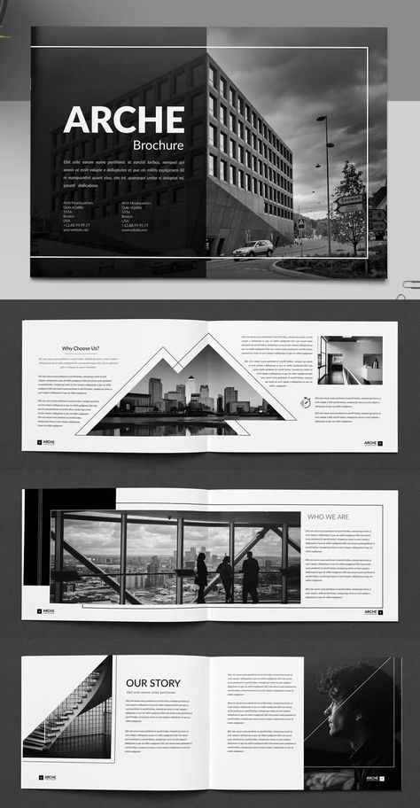 Light Architecture Brochure Template Architectural Infographics, Brochure Design Architecture, Architectural Brochure, Architectural Brochure Design, Architecture Catalogue, Best Brochure Design, Architecture Flyer, House Brochure, Architecture Template