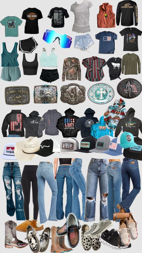 Dream closet Country Summer Outfits, Country Western Outfits, Cute Western Outfits, Country Outfits Women, Cute Cowgirl Outfits, Casual Country Outfits, Southern Outfits, Country Style Outfits, Western Wear Outfits