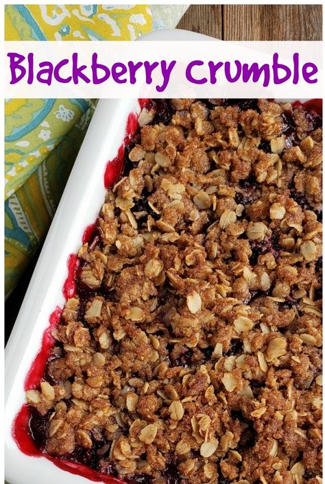 Simple Blackberry Dessert, Blackberry Crumble Bars, Blackberry Fluff, Fruit Cobbler Recipes Easy, Marionberry Cobbler, Mulberry Cobbler, Blackberry Crumble Pie, Blackberries Recipes, Blackberry Recipes Easy