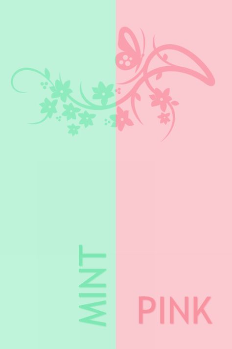 Pink Mint Aesthetic, Mint And Pink Color Palette, Pink And Mint Green Aesthetic, Mint And Pink Aesthetic, Pink And Mint Aesthetic, Pastel Hallway, Mint Green And Pink, Mint Aesthetic, Girly Graphics