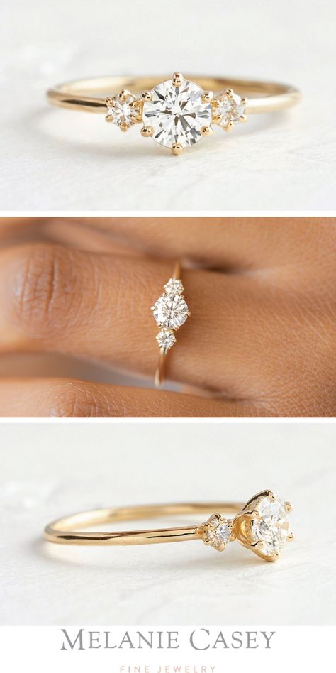 Floral Engagement Ring Set, Dainty Engagement Rings Vintage, Yellow Gold And Diamond Engagement Ring, Delicate Gold Wedding Ring, Sylvia Engagement Rings, Snow Drift Ring, Engagement Rings Gold 3 Diamonds, Jensen Jewelers Engagement Rings, Gold Diamond Wedding Rings For Women