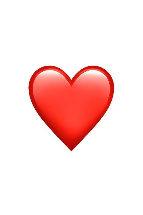 The ❤️ Red Heart emoji is a simple, iconic representation of a heart shape. It is bright red in color, with a smooth, curved outline that tapers to a point at the bottom. The heart is symmetrical, with two rounded lobes at the top and a pointed tip at the bottom. The emoji is filled in with solid red color, giving it a bold, vibrant appearance. Overall, the ❤️ Red Heart emoji is a classic symbol of love and affection, instantly recognizable and universally understood. Emoji Heart, Apple Heart Emoji, Heart Emoji Wallpaper, Emoji Heart Wallpaper, Heart Apple Emoji, Red Emoji, Love Emojis, Love Iphone Emoji, Red Heart Emoji