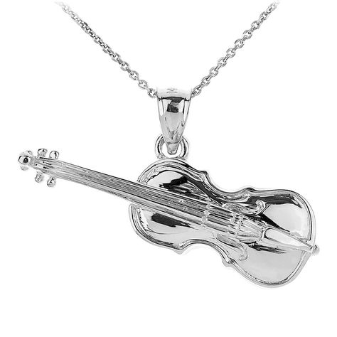 925 Sterling Silver Music Charm Cello Pendant Necklace ** You can find out more details at the link of the image. (This is an affiliate link) #Necklaces Necklace Music, 3d Pendant, Music Necklace, Platinum Bracelet, Being Prepared, Charm Rings, Special Jewelry, Polish Jewelry, Wedding Bracelet