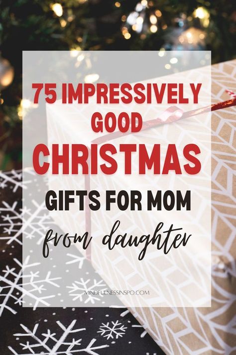 75 impressively good Christmas gifts for mom from daughter on mindfulnessinspo.com Cute Mom Christmas Gifts, Gift For Mum Christmas, Creative Gifts For Mom Christmas, Thoughtful Gifts For Mom Christmas, Gifts To Get Mom For Christmas, Gifts For Mom And Dad Christmas, Xmas Gifts For Mom From Daughter, Presents For Mum Christmas, Christmas Presents For Mom Ideas