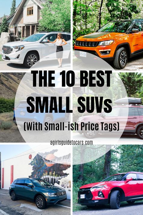 Best Small SUVs for Weekend Adventures- A Girls Guide to Cars Small Suv Cars, Best Small Suv, Affordable Suv, Best Cars For Women, Best Cars For Teens, Best Suv Cars, Car For Teens, Adventure Car, Best Suv