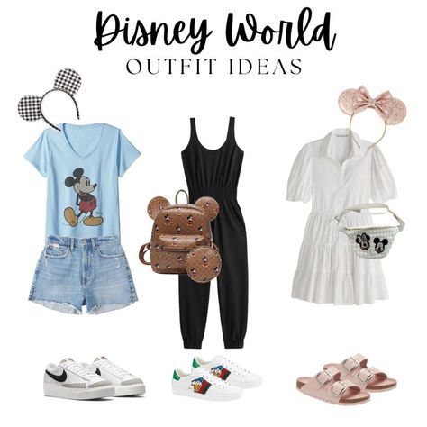 What to wear to disney world for women and families. This guide to what to wear to disney world includes outfit ideas for each park, cute outfits, plus size outfits, and outfit ideas for the fall, winter, spring, and summer. Click now to learn what to wear to walt disney world. Outfits To Wear To Disney World, Cute Disney Outfits For Women, Plus Size Disney Outfits, Outfits To Wear To Disney, Disney World Outfit Ideas, Disney World Outfits Summer, Wear To Disney World, Epcot Outfit, Disney Park Outfit