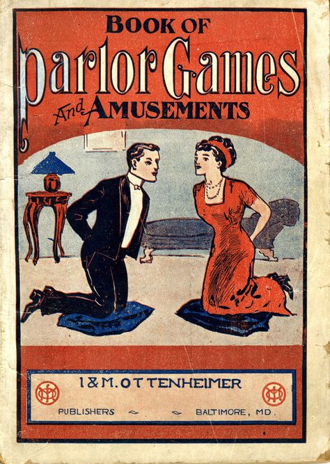 Book of Parlor Games and Amusements Authors Quotes, George Peabody Library, Ladies Toilet, Peabody Library, Senior Games, Parlor Games, Living Vintage, Vintage Board Games, Vintage Packaging