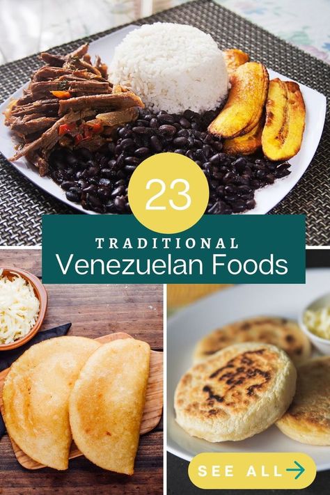 23 Traditional Venezuelan Foods & Dishes Venuzula Food, Venezuela Christmas Food, Venezuela Food Recipes, Easy Venezuelan Recipes, Authentic Venezuelan Recipes, Venezuelan Christmas Food, Carne Mechada Venezuela Recipe, Venezuelan Sauce, Venezuelan Food Recipes