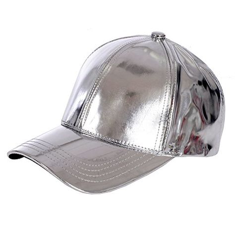 Headcovers Unlimited Unisex Metallic Baseball Cap with Adjustable Strap Coachella Fits, Amazon Tribe, Silver Hat, Amazon Discounts, Silver Caps, Shopping Deals, January 10, Gold Box, Metallic Fabric