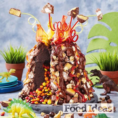 Healthy Food for a Stronger Immune System Piniata Cake, Volcano Cake, Dino Cake, Dinosaur Birthday Cakes, Chocolate Mud Cake, Pinata Cake, Dinosaur Themed Birthday Party, Healthy Breakfast Ideas, Rainbow Fruit