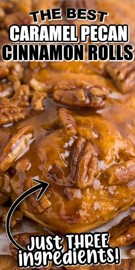 Caramel Pecan Cinnamon Rolls, Pecan Cinnamon Rolls, Sticky Buns Recipes, Cinnamon Filling, Caramel Rolls, Pecan Sticky Buns, Pecan Rolls, Cinnamon Rolls Easy, Gooey Caramel