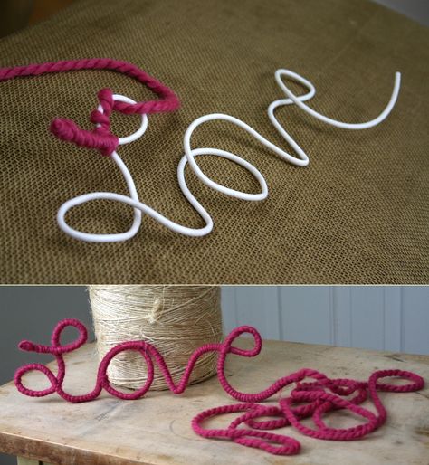 Cer Nocturn, Wire Board, The Word Love, Diy Yarn, Diy Letters, Diy Simple, Word Love, Yarn Diy, Crafty Craft