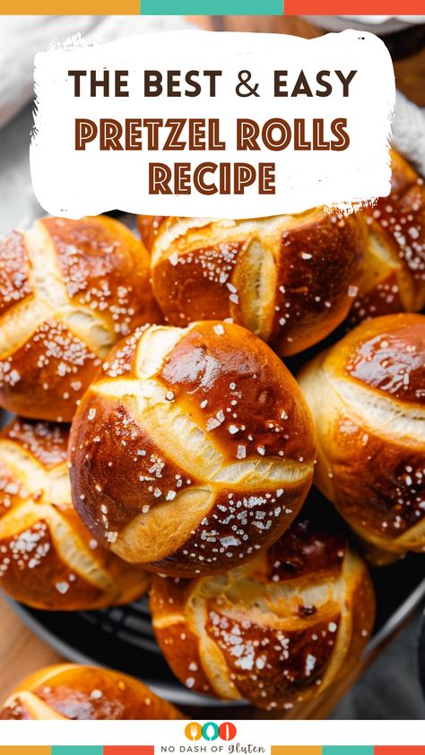 Pretzel Rolls Soft Pretzel Buns Recipe, Homemade Pretzel Bread, Soft Pretzel Rolls, Pretzel Rolls Recipe Easy, Pretzel Knots Recipe, Overnight Pretzel Dough, Homemade Mini Pretzels, Homemade Pretzel Buns, Bavarian Pretzel Recipe