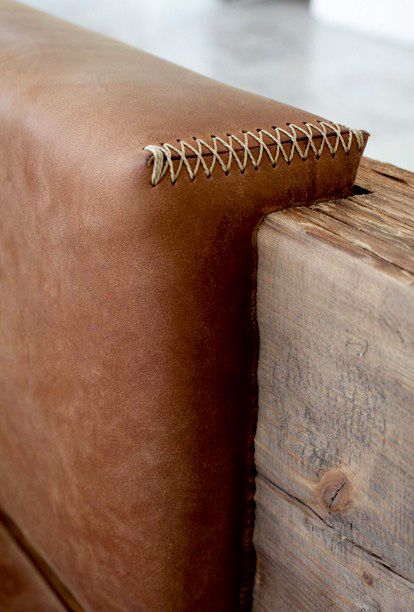 Diy En Cuir, Home Atelier, Joinery Details, Leather Couch, Furniture Details, Leather Projects, Leather Furniture, Hotel Design, Furniture Inspiration