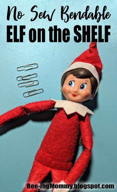 Easy No Sew bendable Elf on the Shelf hack using only paper clips Make Your Elf Bendable, Make Elf Bendable, How To Make Your Elf On The Shelf Bendy, How To Make The Elf Bendable, Lets Take An Elfie Elf On The Shelf, How To Make Elf Bendable, Make Elf On The Shelf Bendable, How To Make Your Elf Bendable, Elf On The Shelf Strike Ideas