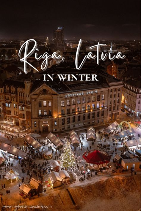 Riga Latvia Christmas Market in winter Riga Latvia Christmas, Riga Christmas Market, Riga Latvia Travel, Riga Latvia Winter, Riga Winter, Baltic Christmas, Latvian Flag, Latvia Flag, Baltic Countries