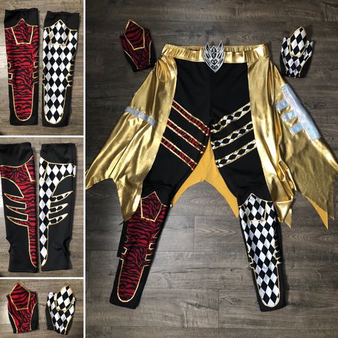 Custom work by Ava Broz - Broz Designs Co Pro Wrestling Gear Ideas, Wrestling Gear Ideas Men, Wrestling Attire Ideas, Pro Wrestling Gear, Wrestling Tights, Wrestling Outfits, Wrestling Gear, Hair Makeover, Professional Wrestling