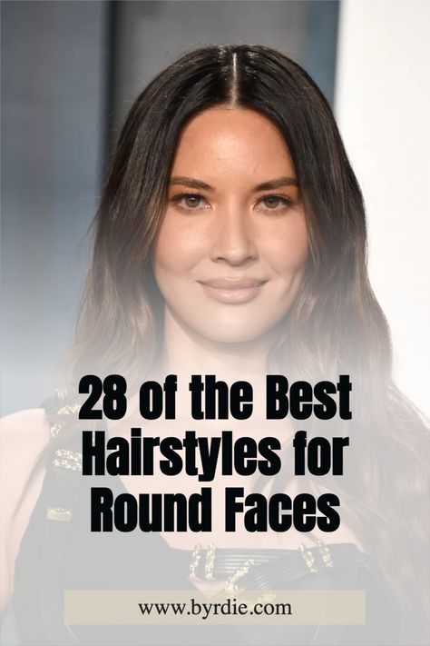 Best Hairstyle For Round Face Girl, Hair Style For Round Face Shape Girl, Good Hairstyles For Round Faces, Haircuts For Round Shaped Face, Hairstyles To Slim Your Face, Hairstyles For A Round Face Shape, Haircut For Face Shape Round, Round Face Haircuts Women, Long Bob Hairstyles For Round Face