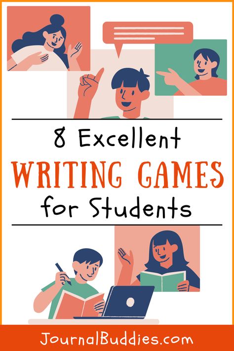 Fun Ways To Teach Writing, Esl Students Activities, English Writing Activities, Eal Writing Activities, Make Writing Fun, Writing Games Middle School, Creative Writing Activities Elementary, Writing Activities For Elementary, Creative Writing Elementary School