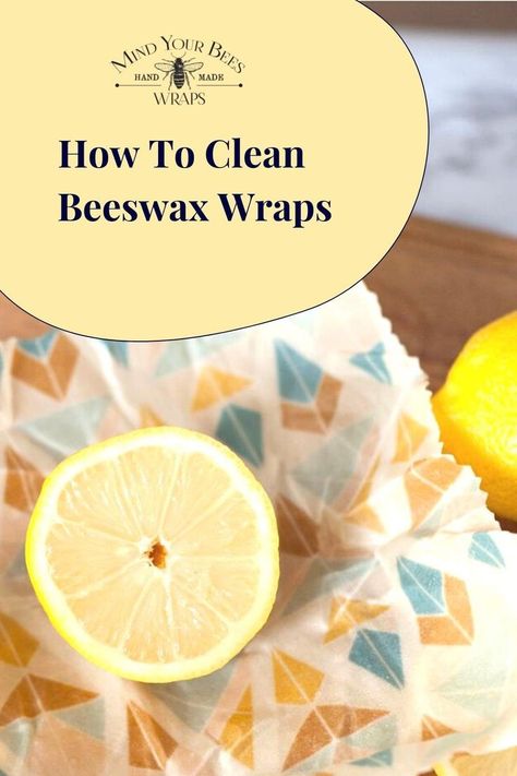 How to Clean Beeswax Wraps - Mind Your Bees How To Make Beeswax Wraps, How To Use Beeswax Wraps, Sustainable Crafts, Kitty Gang, Natural Dish Soap, Beeswax Food Wraps, Beeswax Wrap, Plastic Free July, Bee Wax