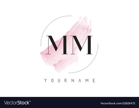 Eyewear Shop Design, Mm Logo, N Logo Design, Brush Pattern, Makeup Logo Design, Logo Online Shop, Pink Brush, Makeup Illustration, Salon Logo Design