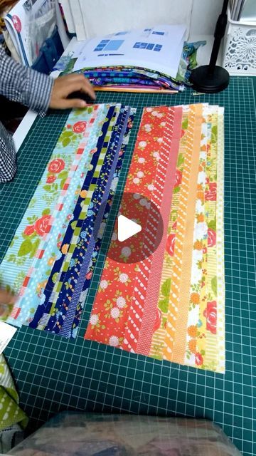 2,421 likes, 40 comments - amira_littlemushroomcap on September 18, 2021: "Free PDF pattern on my blog @amira_littlemushroomcap . Sew Inspired by @fatquartershop #jellyrolljackpot that I have to grab my well ke..." Jelly Roll Table Cloth, Quilt As You Go Jelly Roll Placemats, How To Make A Jelly Roll, Jellyroll Table Runner Free Patterns, 3yard Quilts Free Patterns, Jelly Rolls Quilts Free Patterns, Jelly Roll Patterns Free, Jelly Roll Placemats Free Pattern, Quilts Using Jelly Rolls