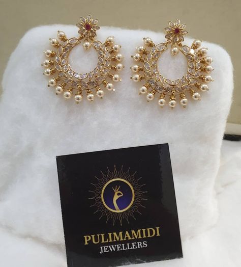 30 Likes, 3 Comments - pulimamidi jewellers (@pulimamidijewellers) on Instagram Pulimamidi Jewellers, Design Ideas, Pearl Earrings, Jewelry Design, Drop Earrings, On Instagram, Instagram, Design