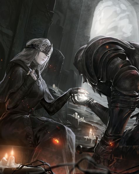 games-frontier: “Source ” Ashen One, Fire Keeper, Soul Saga, Dark Souls Artwork, Bloodborne Art, Soul Game, Demon Souls, Dark Souls 3, Dark Souls Art