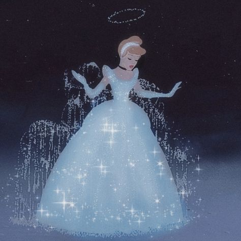 Cinderella (1950) Cinderella Blue Aesthetic, Barbie Blue Aesthetic, Cinderella Icon, Cinderella Ballet, Cinderella Wallpaper, Birthday 25, Cinderella Aesthetic, Old Disney Movies, Arte Grunge