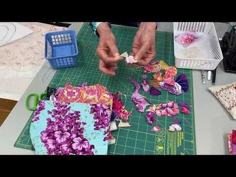 Collage quilting - welcome beginners - YouTube | Collage diy, Collage art projects, Quilting videos Quilt Collage Ideas, Fabric Collage Quilt, How To Collage Quilt, Collage Quilting Ideas, Quilt Collage Patterns, Collage Quilts Ideas, Art Quilts Tutorial, Laura Heine Collage Quilts Tutorial, Collage Quilts Tutorials How To Make