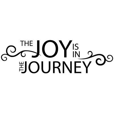 Fireside Home The Joy is in the Journey Wall Decal Color: Black Office Quotes Wall, Vinyl Home Decor, Bible Wall Decals, Acne Overnight, Joy In The Journey, Large Wall Decals, Family Wall Decals, Butterfly Wall Decals, Prayer Wall