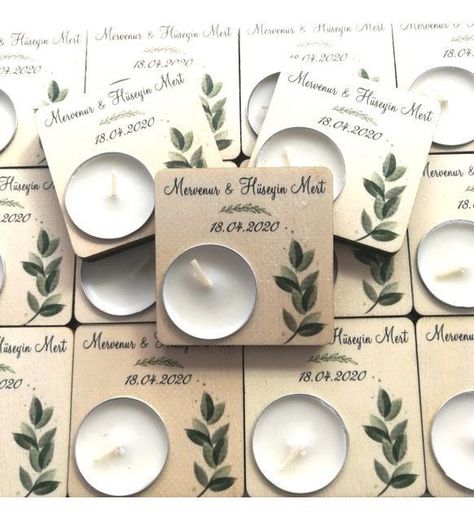 Tealight Wedding Favors, Wedding Table Favours Guest Gifts, Suviners Ideas Wedding Favors, Thank You Favors Wedding, Unique Wedding Thank You Gifts, Personalized Party Favors For Adults, Mini Candles Favors, Thank You Gifts For Wedding, Meaningful Wedding Favors