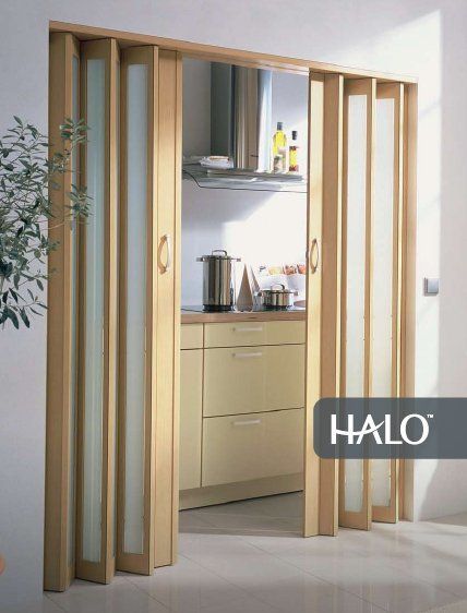 Folding Door Makeover, Accordion Folding Doors, Modern Patio Doors, Folding Doors Interior, Accordion Doors, Sliding Folding Doors, Living Room Divider, Room Divider Doors, Folding Door