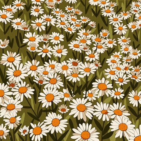 Studio Ghibli, Libby Frame, Daisy Fields, Daisy Field, Wow Art, Flower Field, Green Aesthetic, Scenery Wallpaper, Anime Scenery