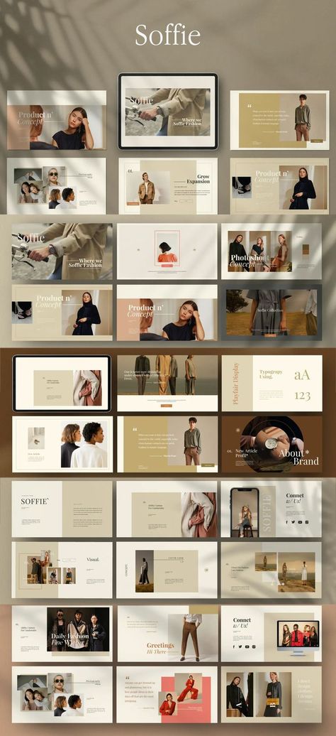 Retail Presentation Design, Fashion Ppt Layout, Power Point Photo Presentation, Photo Presentation Layout, Beauty Presentation Design, Beautiful Powerpoint Design, Fashion Presentation Template, Fashion Ppt Template, Fashion Powerpoint Design