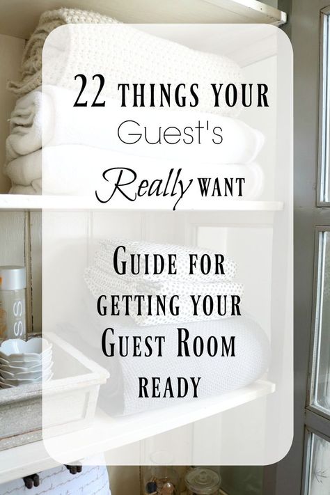 22 Guest Bedroom Ideas to get your room ready for hosting for the holidays or anytime! I love to have fresh towels, snacks, and even a wifi sign so your guests enjoy their visit. #guestroom #holidayentertaining Guest Room Essentials, Small Guest Bedroom, Wifi Sign, Guest Bedroom Decor, Guest Room Decor, Hosting Guests, Airbnb Host, Spare Bedroom, Guest Bed