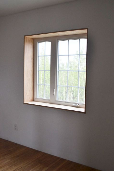 Interior window trim Window Trim Ideas Interior, Modern Window Trim, Exterior Window Trim Ideas, Window Jamb, Interior Window Trim, Classic Room, Window Reveal, Exterior Window, Window Trim Exterior