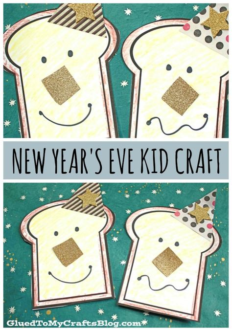 #gluedtomycrafts Toast To A New Year – Paper Craft For Kids! New Years Craft For Preschoolers, New Years Projects For Preschoolers, New Year's Crafts For Kids, 2024 Preschool Craft, Toast To The New Year Craft, New Year Kindergarten Craft, New Years Crafts For Kindergarten, New Years Day Crafts For Kids, New Year Crafts For Kids Preschool