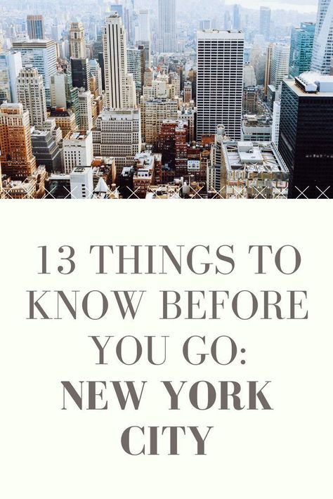 Things to know before you visit New York City - What to do in New York - A NY travel guide and perfect itinerary for everything to eat, see, do in NYC. Travel tips, insights, and must see activities for your trip or vacation to New York City! #newyork #ne Ny Travel Guide, Ny Travel, New York City Vacation, New York Vacation, Travel Chic, To Do In New York, Visit New York City, Ny Trip, Nyc Travel