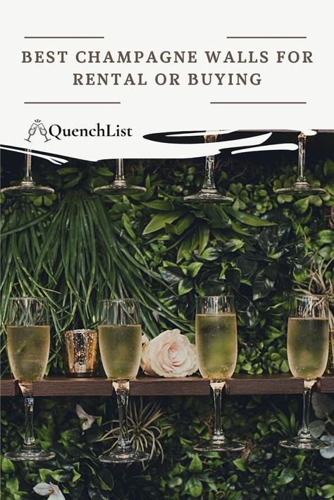 How To Make A Champagne Wall Diy, Champagne Wall Diy, Diy Champagne Wall, Champagne Walls, Champagne Wall, Best Champagne, Wall Diy, For Your Party, Bars For Home