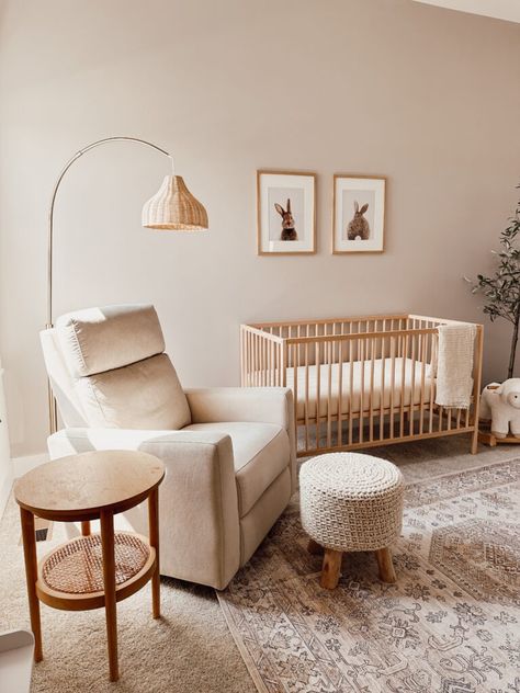 Shepherd's Gender Neutral Nursery Reveal - Jordan Lee Dooley Beige Nursery, Cozy Baby Room, Gender Neutral Baby Nursery, Room Neutral, Baby Room Themes, Baby Room Neutral, Baby Nursery Neutral, Nursery Room Design, Baby Boy Room Nursery