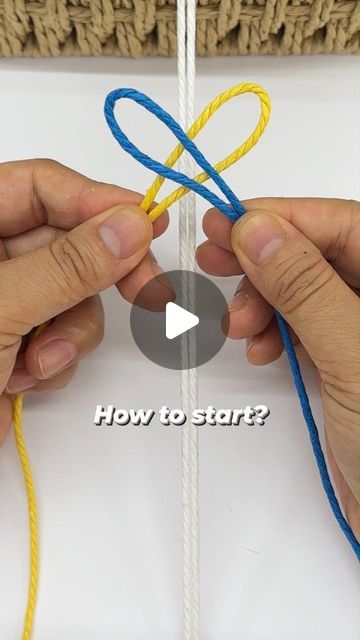 Amy Jiao on Instagram: "How to start? diy handmade bracelet tutorial for you #fyp #foryou #diy #handmade #tutorial #bracelet" Handmade Bands With Thread, Handmade Bracelets Thread Tutorial, Easy Braided Bracelet Diy, Diy Infinity Bracelet Tutorial, Diy Handmade Bracelets, How To Start Friendship Bracelets, Bracelet Making Videos, Silky Cord Bracelet Diy, Beachy Bracelets Diy